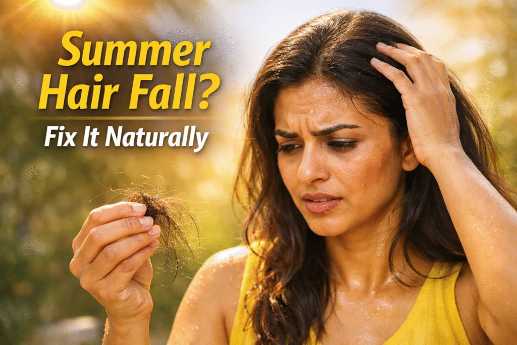 hair fall in summer India